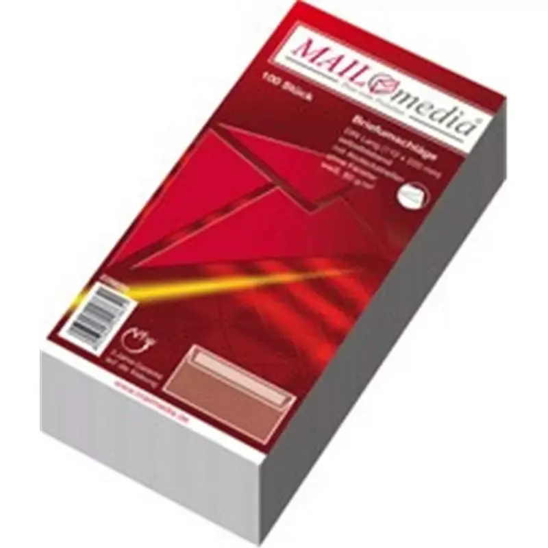 Enveloppes 80g à bande de protection sans fenêtre - DL - 110 x 220 mm - 100 pcs - blanc