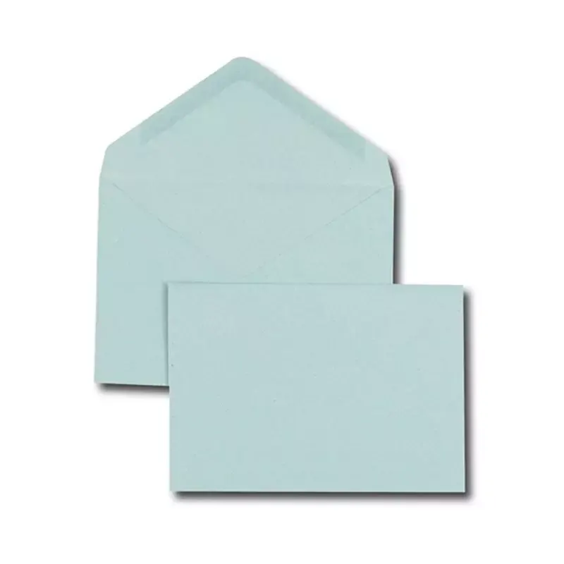 Enveloppes à gomme sans fenêtre - C6 - 114 x 162 mm - 500 pcs - bleu