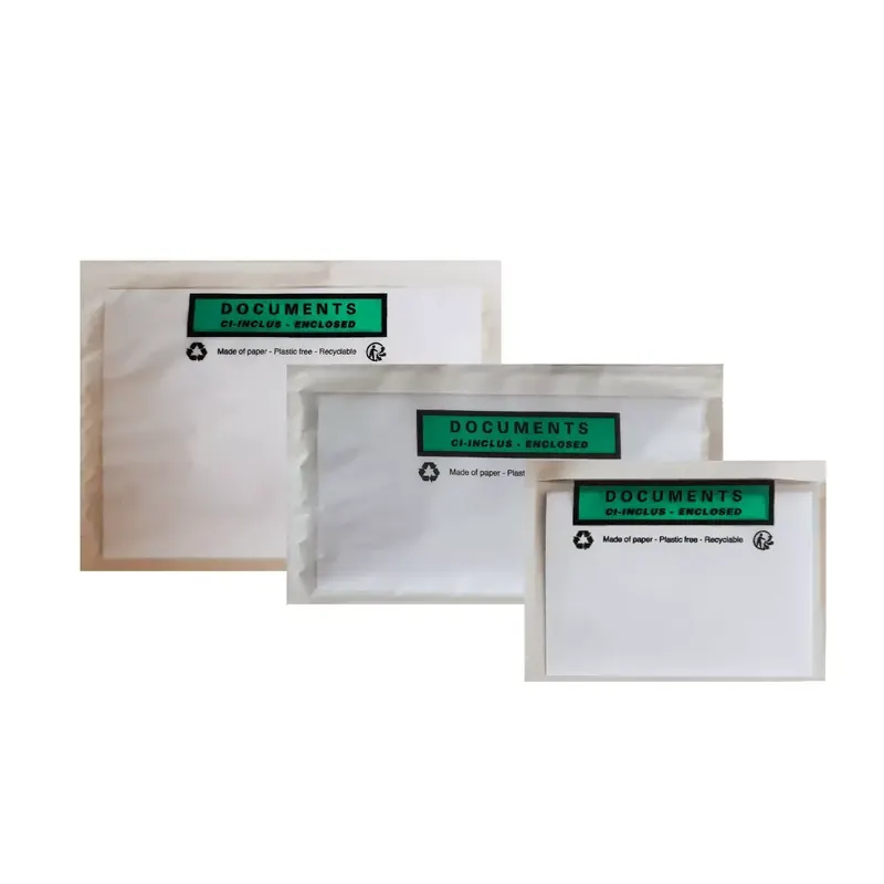 Enveloppes de colisage papier cristal