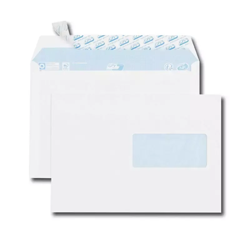 Enveloppes GPV Everyday® C5 80 g/m² avec fenêtre 100x45mm