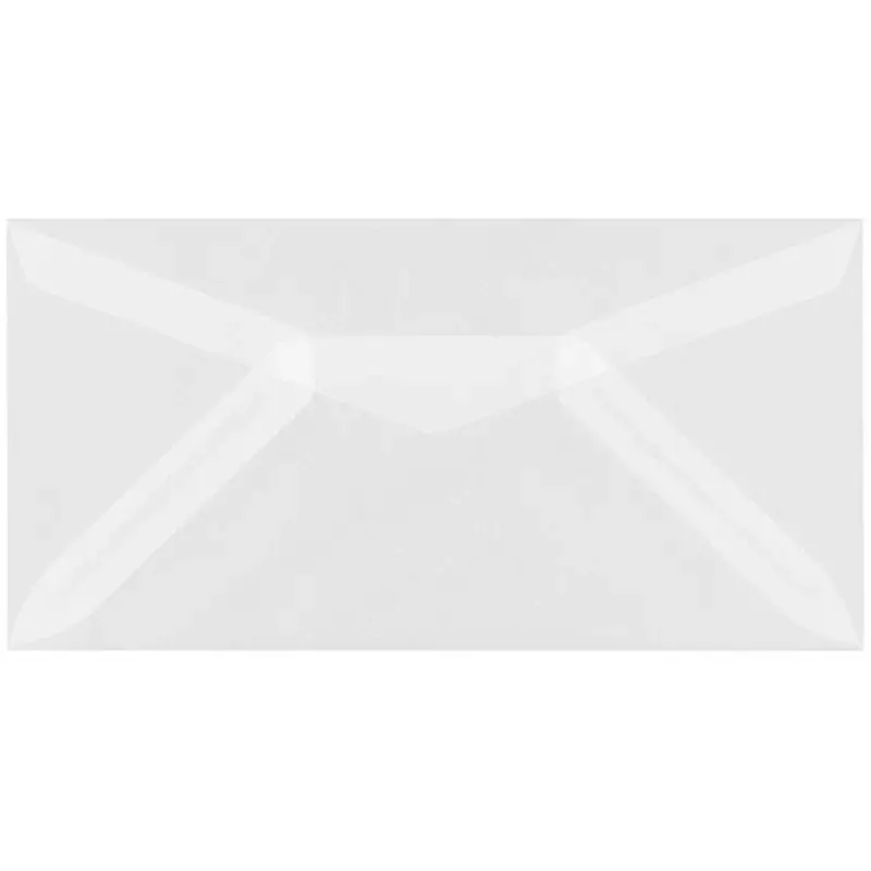Enveloppes transparentes DL 100 g/m² gommées (lot de 25)