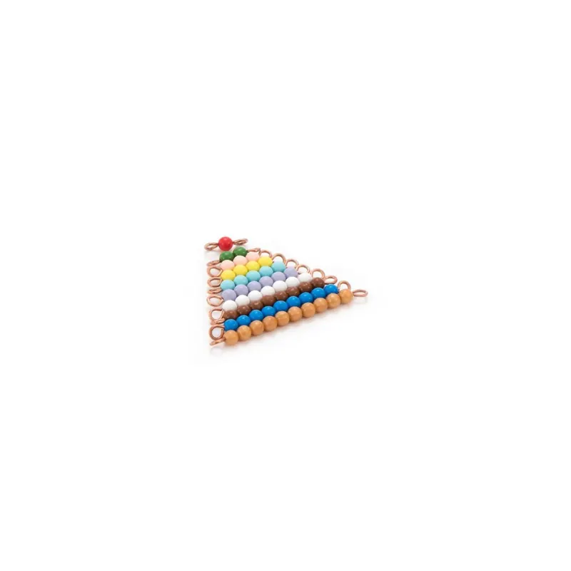 Escalier de Perles Colorées 1 à 10 | Matériel Mathématiques Montessori