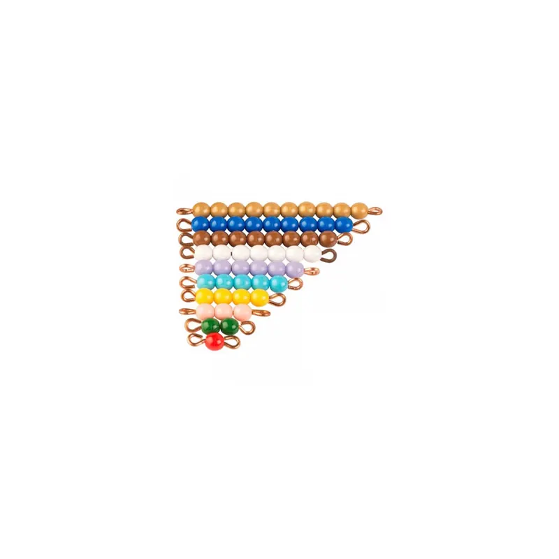 Escalier de perles Montessori - Compter de 1 à 10