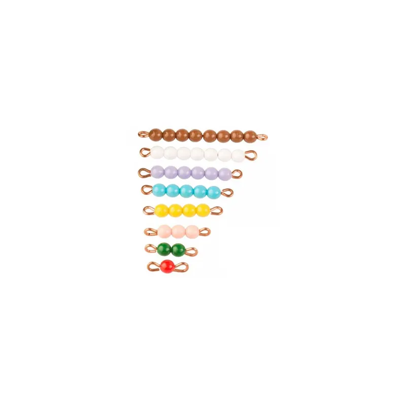 Escalier de perles Montessori - Compter de 1 à 9
