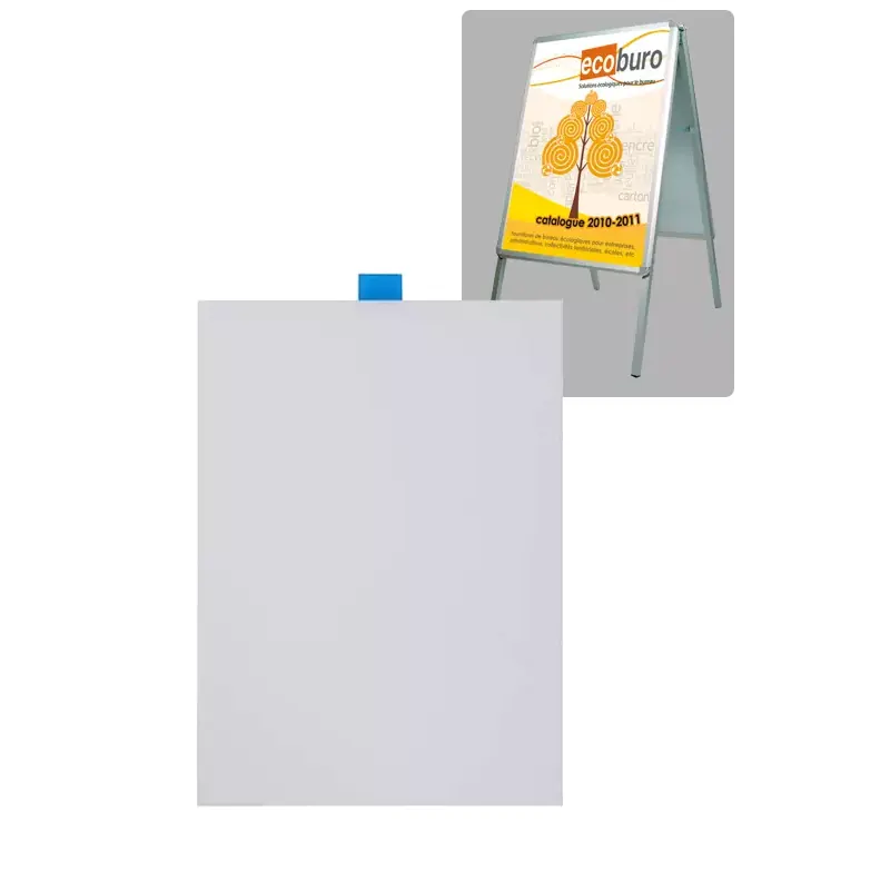 Feuille polypropylène de rechange pour tableau pliant