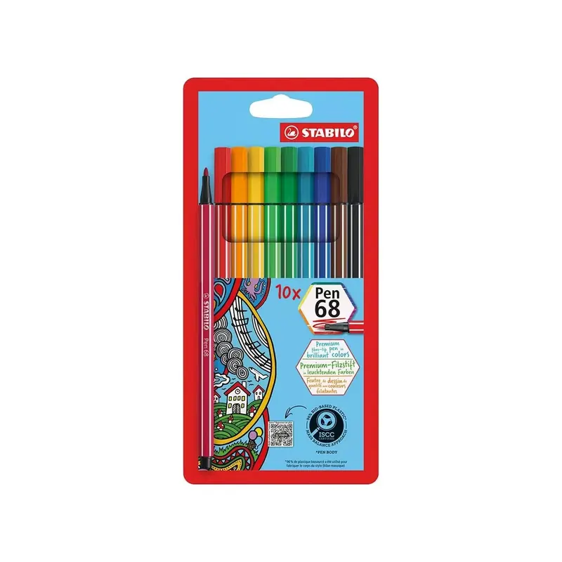 Feutres Stabilo "Pen 68"