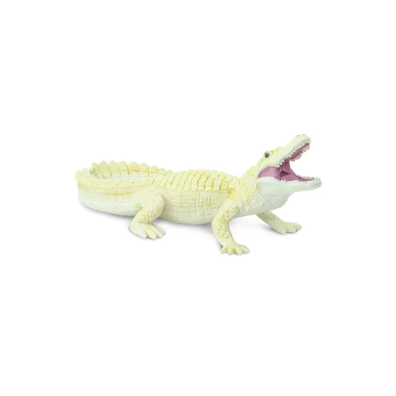 Figurine Alligator Blanc Albinos ou Leucistique - Safari Ltd® 291929