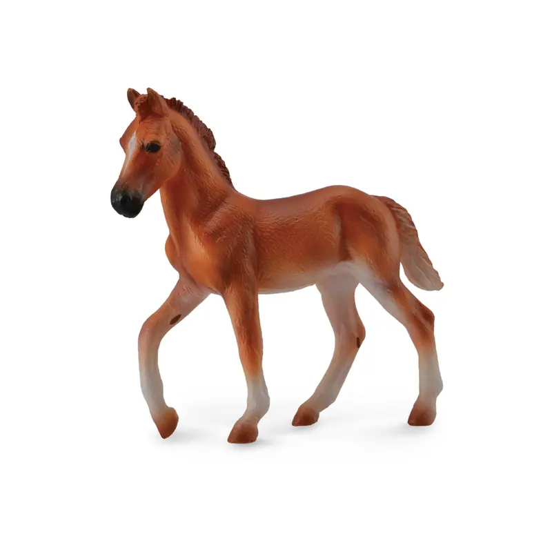 Figurine bébé cheval Paso péruvien marron Collecta 88751 poulain