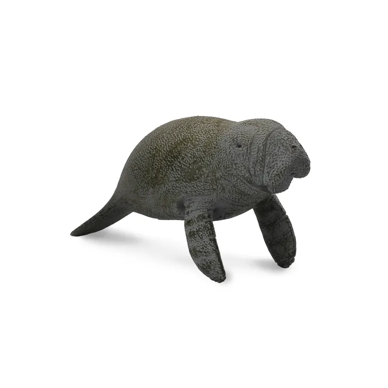 Figurine bébé lamantin nageant - Animaux marins Collecta 88456