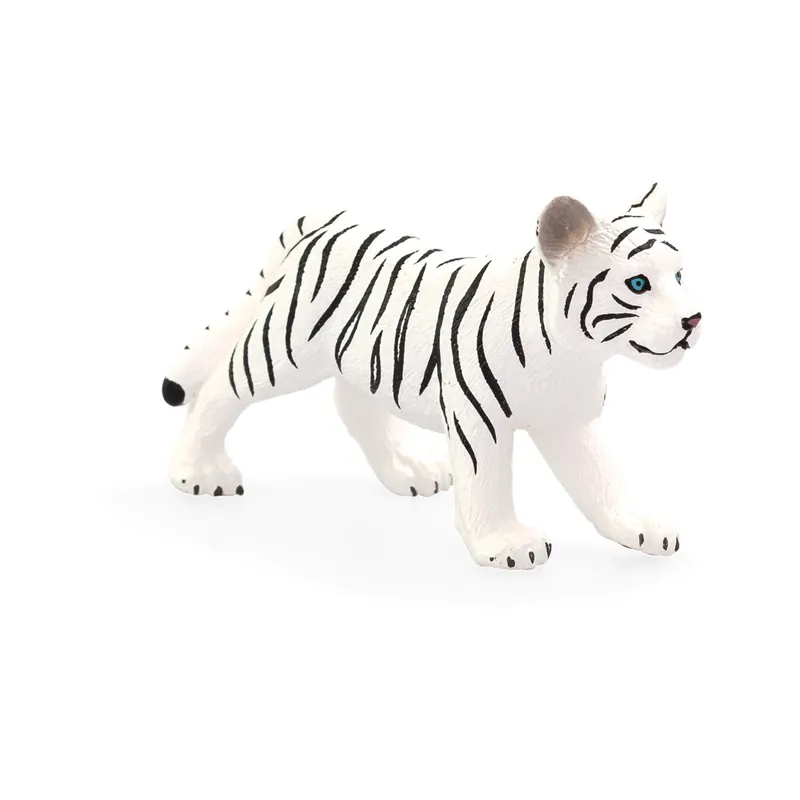 Figurine Bébé Tigre blanc debout Mojo 387014