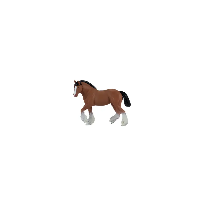 Figurine Cheval Clydesdale Marron – Mojo