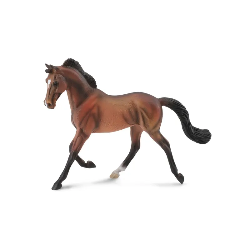 Figurine cheval jument pur sang anglais bai Collecta 88477