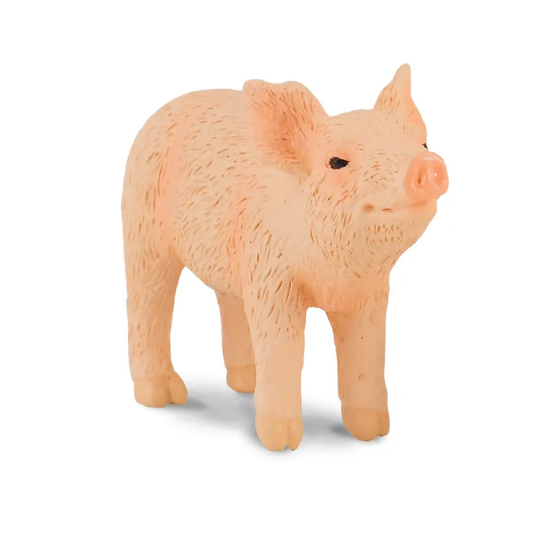 Figurine cochonnet flairant Collecta - Les animaux de la ferme 88344