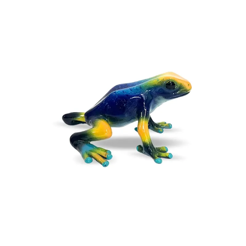 Figurine Dendrobates Tinctorius Tumucumaque Bullyland - Grenouille Poison Bleue et Jaune d'Amazonie