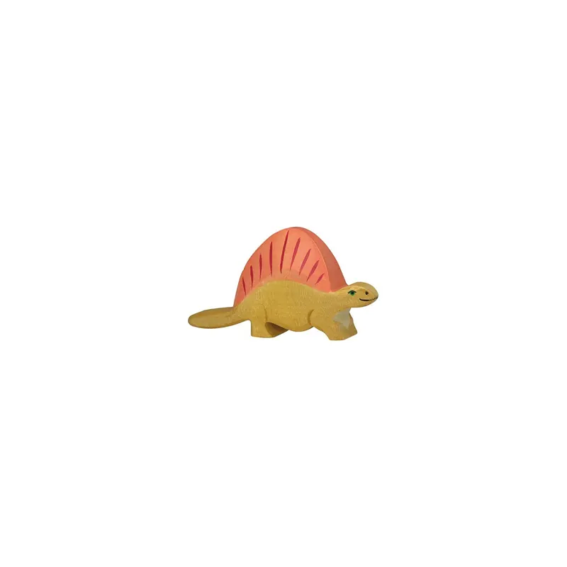 Figurine dimétrodon en bois - Dinosaure Holztiger