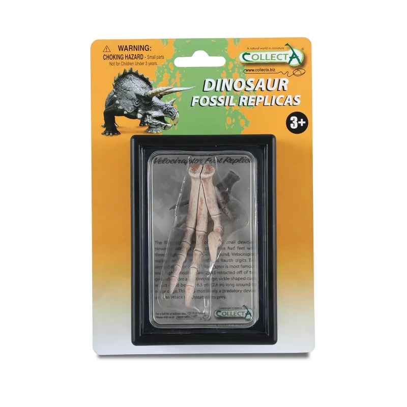 Figurine dinosaure réplique de pied de velociraptor Collecta 89285