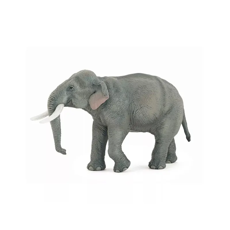 Figurine Éléphant d'Asie Papo - Collection Vie Sauvage