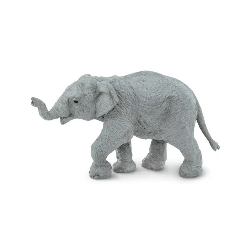 Figurine éléphanteau d'Asie bébé éléphant Safari 222329