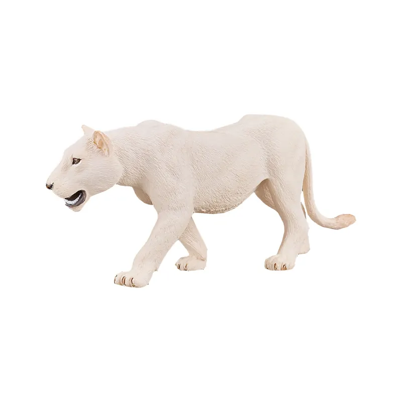 Figurine femelle lion blanc Mojo 387207 lionne