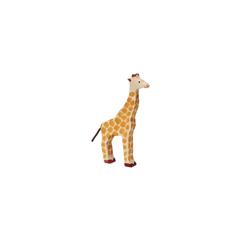 Figurine girafe en bois - Animaux de la jungle Holztiger