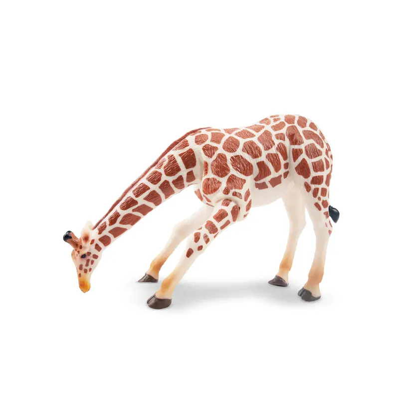 Figurine girafe qui broute ToyMany