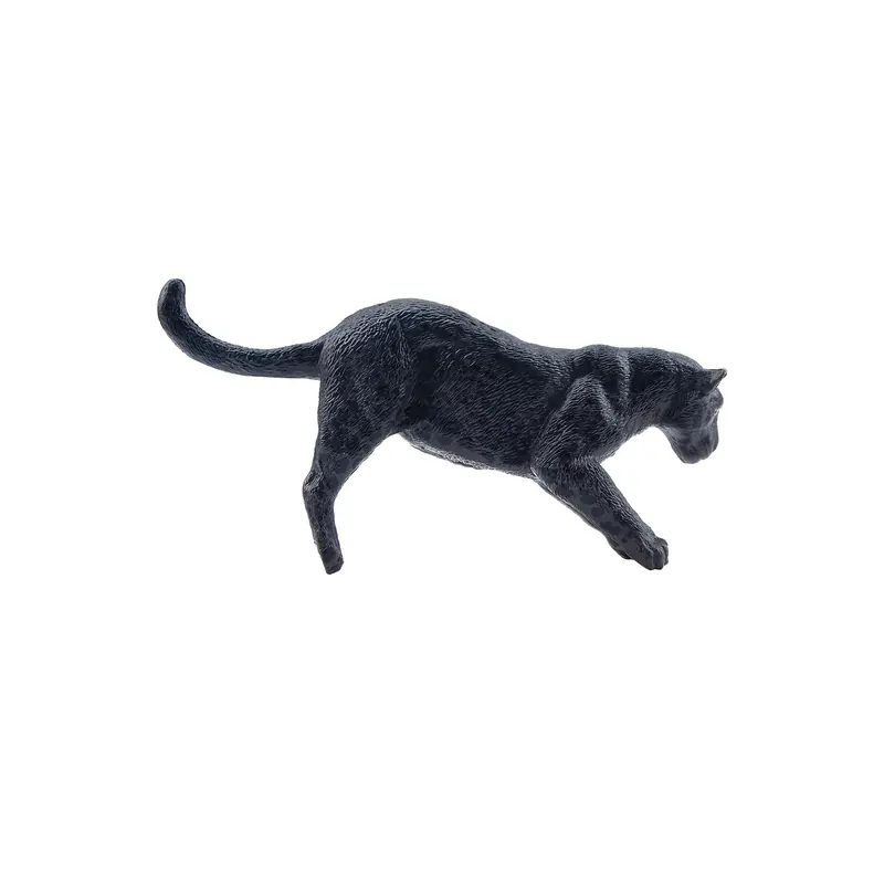 Figurine jaguar noir femelle (allongée) ToyMany