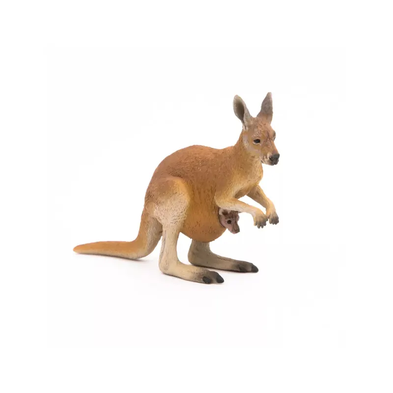 Figurine Kangourou et son Bébé Papo - Collection Vie Sauvage