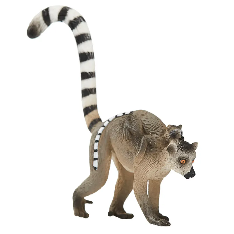 Figurine Lémurien avec bébé - Mojo 387237