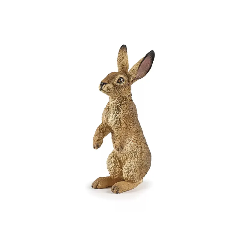 Figurine Lièvre Debout Papo - Collection Vie Sauvage