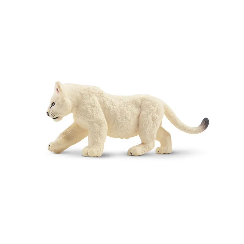 Figurine lionceau blanc (en marche) ToyMany