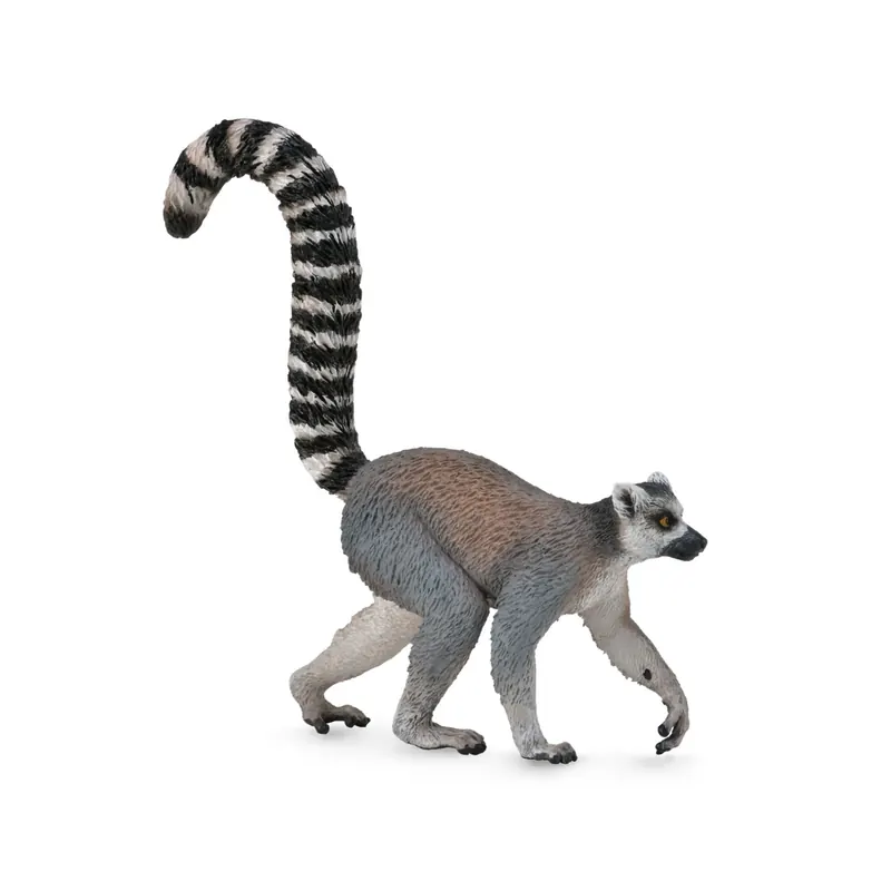 Figurine maki catta (lémurien) - animaux sauvages Collecta 88831