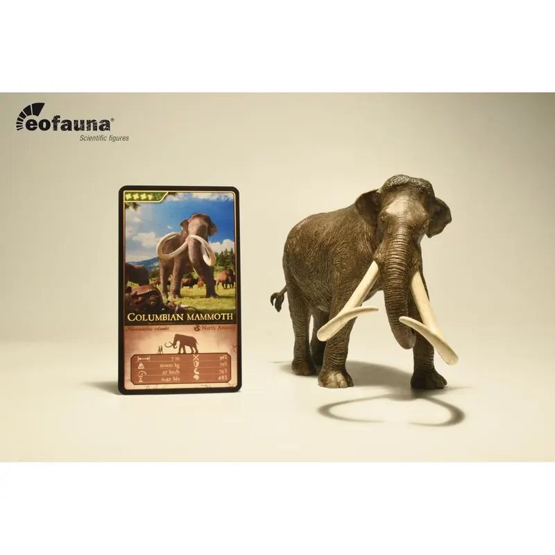 Figurine mammouth de Colomb Eofauna 1:35 - Mammuthus columbi, géant des prairies