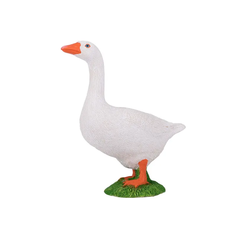 Figurine oie blanche - Élégant oiseau