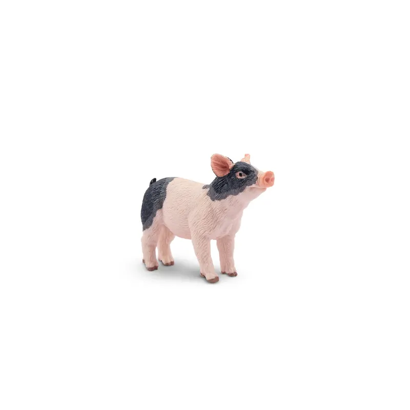 Figurine porcelet Pietrain debout ToyMany