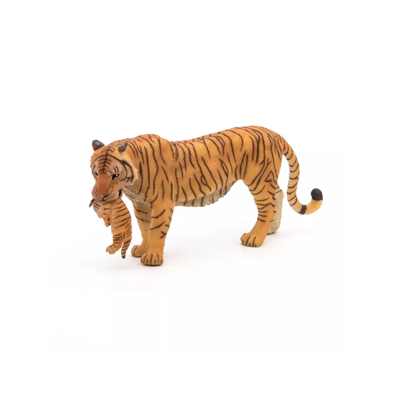 Figurine Tigresse et son Bébé Papo - Collection Vie Sauvage