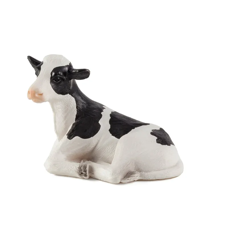 Figurine Veau Holstein couché - Mojo 387082