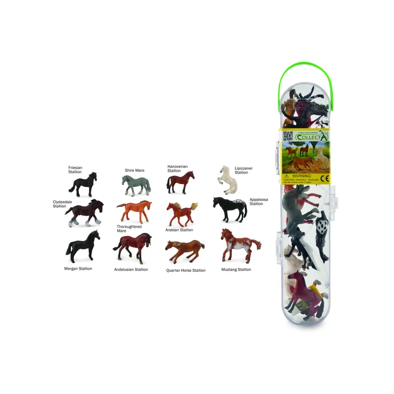 Figurines de chevaux CollectA - Mini Box 12pcs A1109