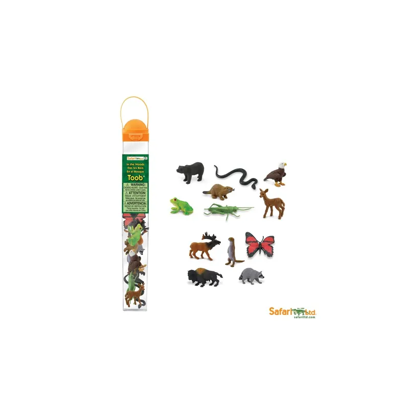 Figurines de l'Europe faune et flore - Tube Safari Ltd® 685504