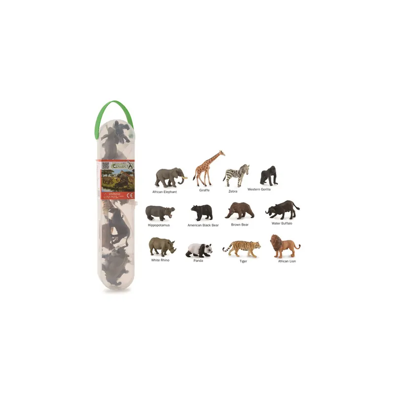 Figurines des animaux sauvages CollectA 1 - Mini Box 12pcs A1105