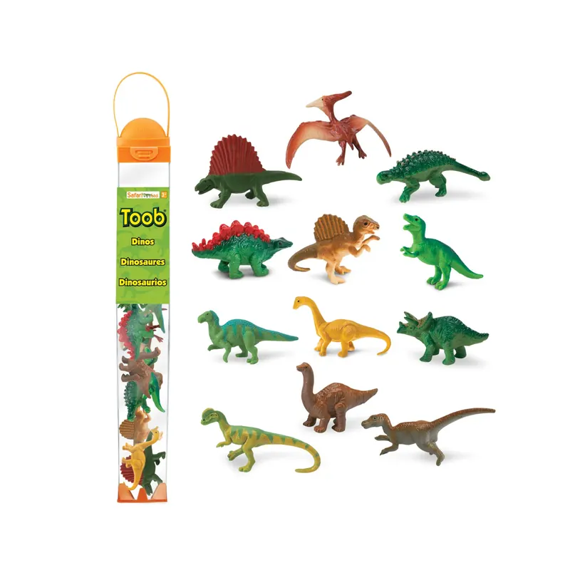 Figurines dinosaures - Tube Safari Ltd® 695404 Collection de 12 figurines