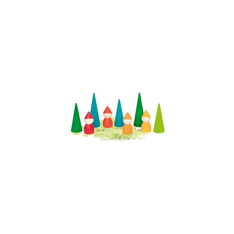 Forêt des lutins - Figurines en bois - Goki Evolution