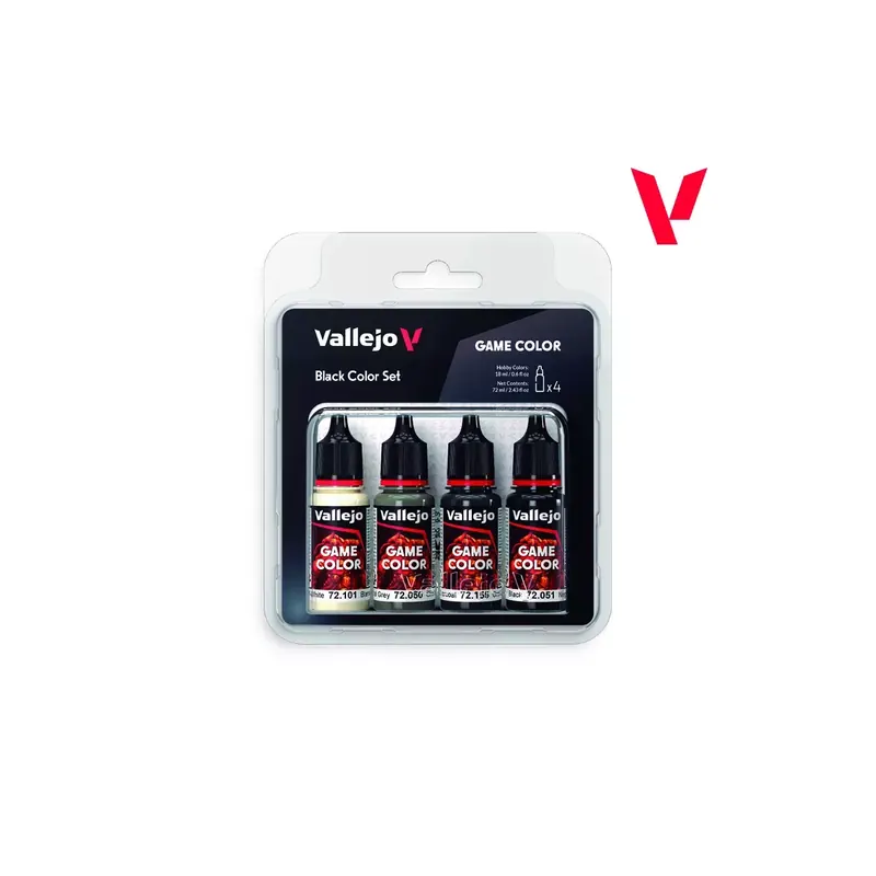 Game Color Set Black- Peinture
