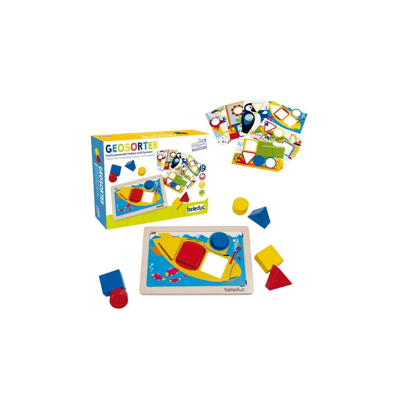 Geosorter – Jeu d’Association Couleurs et Formes Géométriques