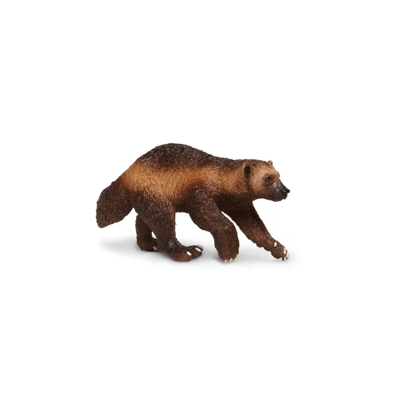 Glouton Figurine Safari Ltd® 180429 - Carcajou miniature réaliste