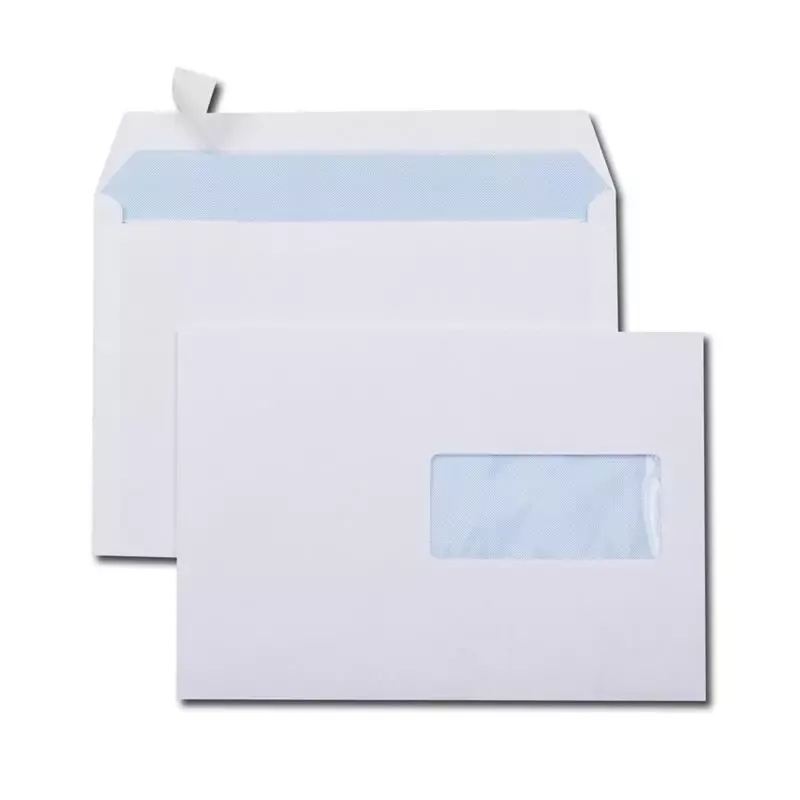 GPV Enveloppes, C5, 162 x 229 mm, blanc, avec fenêtre