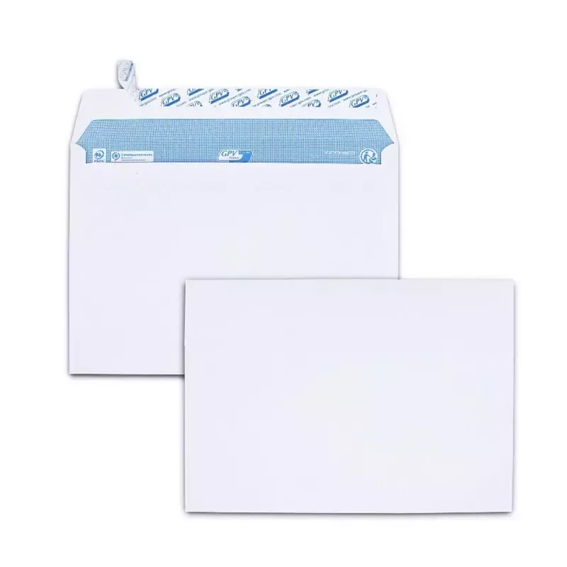 GPV Enveloppes, C5, 162 x 229 mm, blanc, sans fenêtre