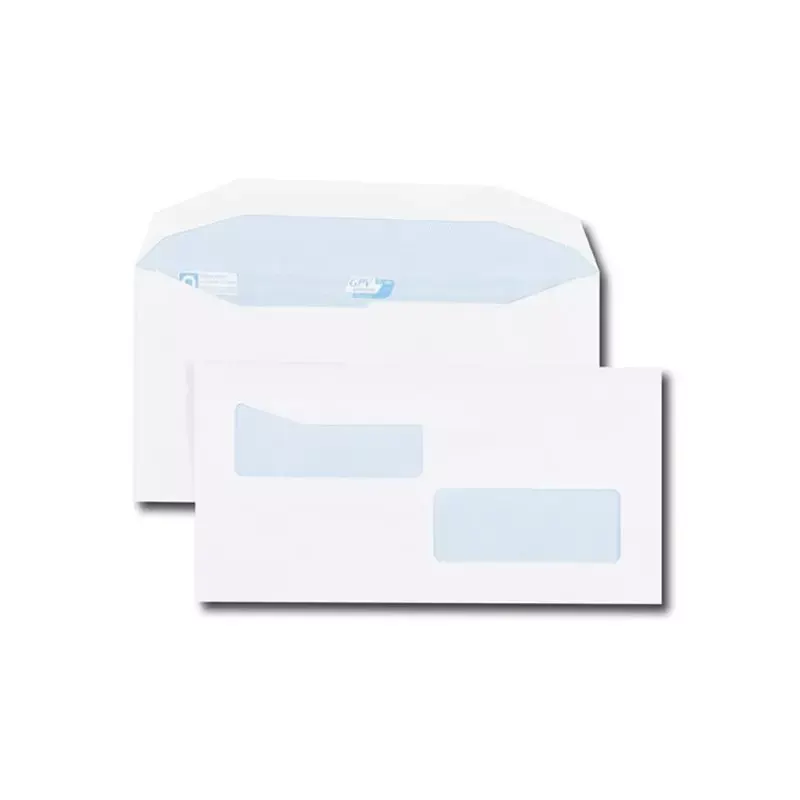 GPV Enveloppes Double fenetre, DA, 115 x 225 mm
