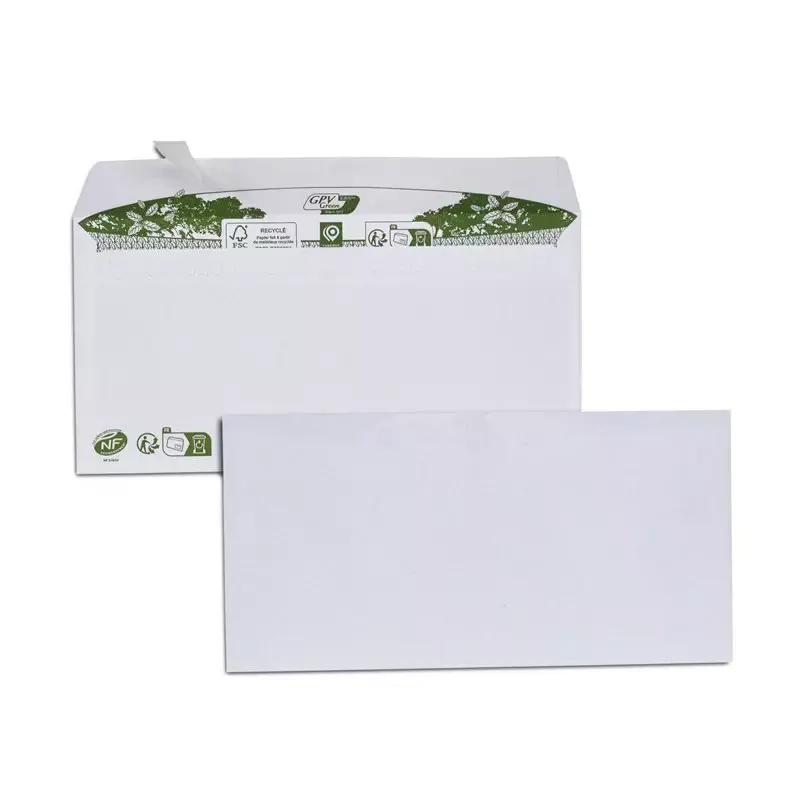 GPV Enveloppes "ERAPure" DL 110 x 220 mm, sans fenêtre