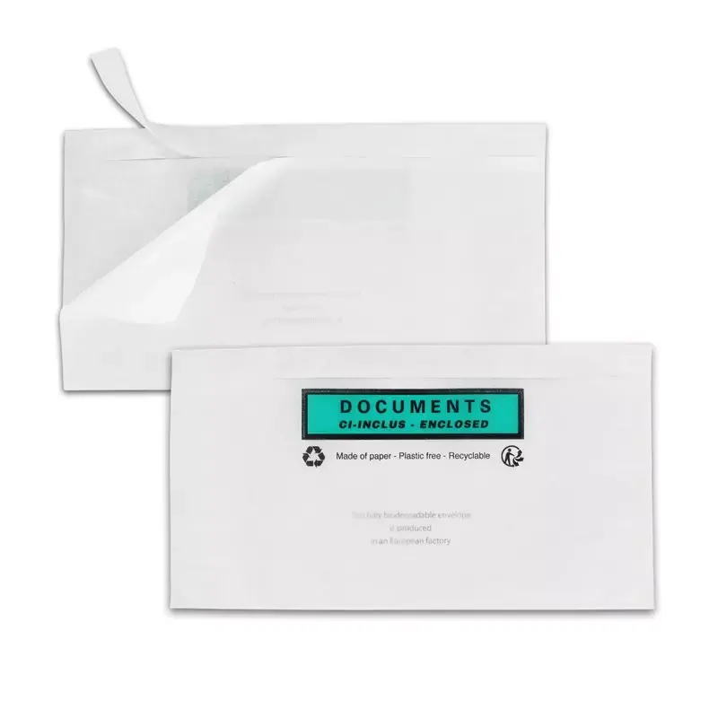 GPV Pochettes porte-documents en papier, (L)120 x (P)228 mm