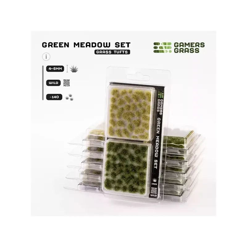 Grass Tuft - Set : Green Meadow - Gamers Grass